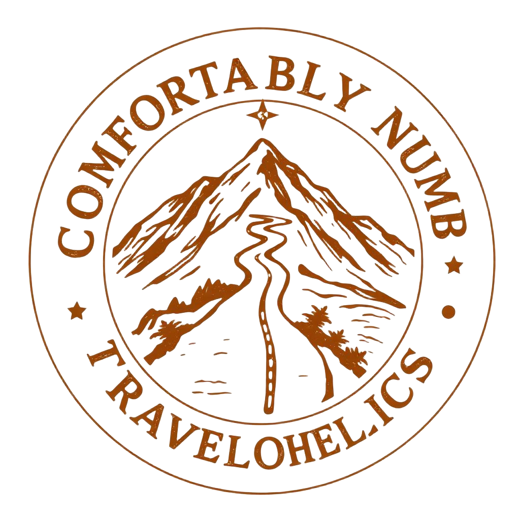 Comfortably Numb Traveloholics logo
